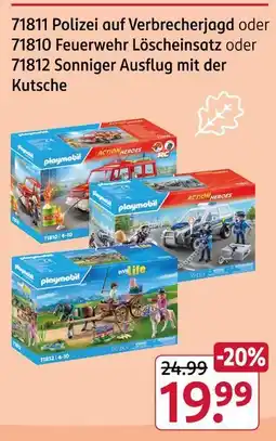 Rossmann Playmobil polizei auf verbrecherjagd Angebot