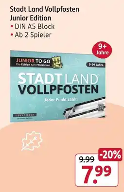 Rossmann Denkriesen stadt land vollpfosten junior edition Angebot