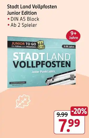 Rossmann Denkriesen stadt land vollpfosten junior edition Angebot