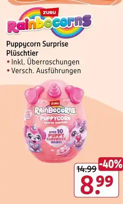 Rossmann Zuru rainbocorns puppycorn surprise plüschtier Angebot