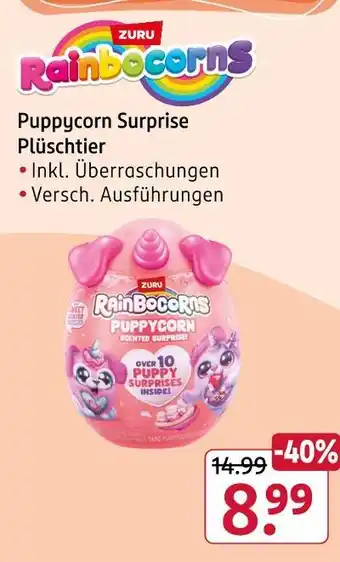 Rossmann Zuru rainbocorns puppycorn surprise plüschtier Angebot