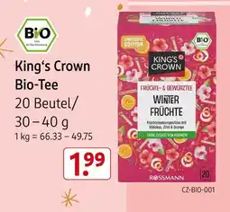 Rossmann King's crown bio-tee winter früchte Angebot