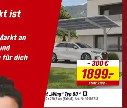 toom Baumarkt Carport „wing“ typ 80 Angebot