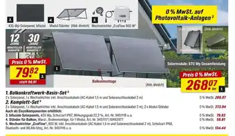 toom Baumarkt Balkonkraftwerk-basis-set Angebot