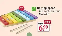 Rossmann Holz-xylophon Angebot
