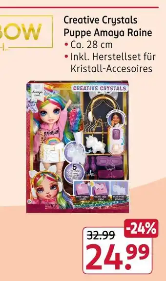 Rossmann Creative crystals puppe amaya raine Angebot