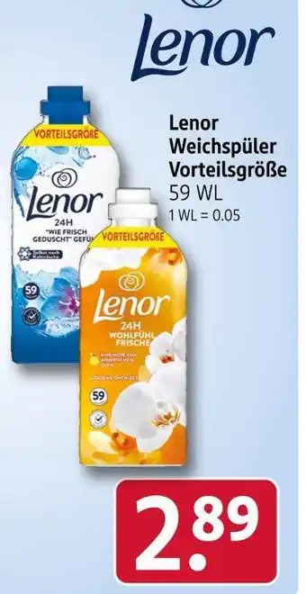 Rossmann Lenor wie frisch geduscht gefühl Angebot