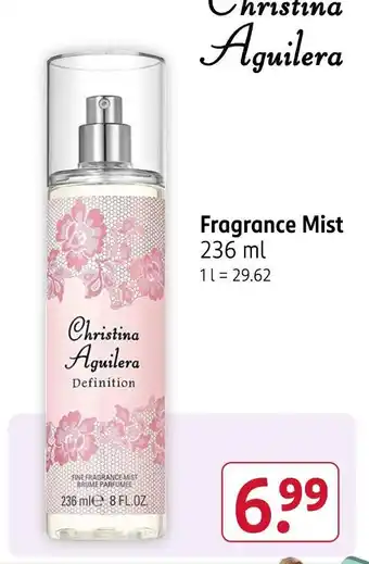 Rossmann Christina aguilera definition fragrance mist Angebot