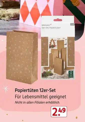 Rossmann Dekowelt papierüten 12er-set Angebot