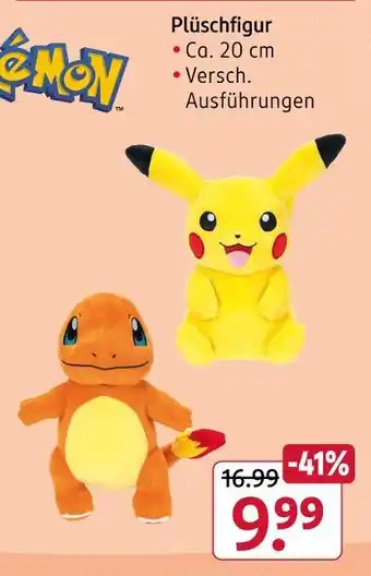 Rossmann Pokémon plüschfigur Angebot