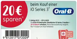 Rossmann Oral-b io series 3 Angebot
