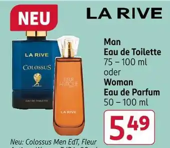 Rossmann La rive colossus men edt Angebot
