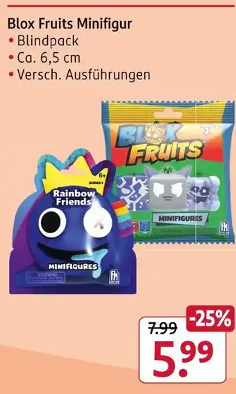 Rossmann Blox fruits minifigur Angebot