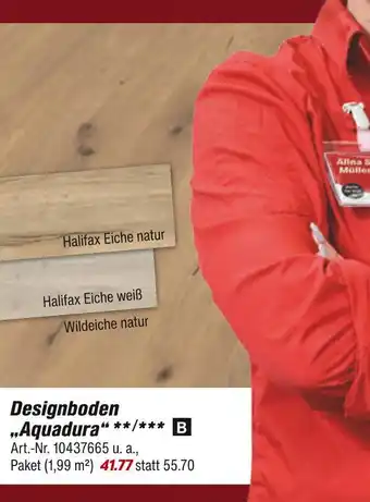 toom Baumarkt Designboden „aquadura“ Angebot