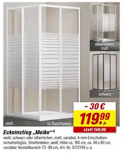 toom Baumarkt Eckeinstieg meike weiß Angebot