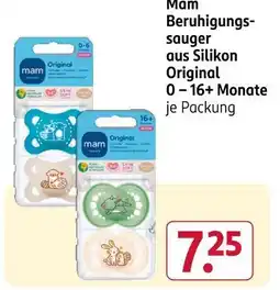 Rossmann Mam beruhigungssauger aus silikon original Angebot