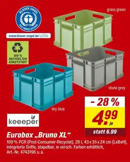 toom Baumarkt Keeper eurobox bruno xl Angebot