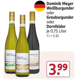 Rossmann Dominik meyer weißburgunder Angebot
