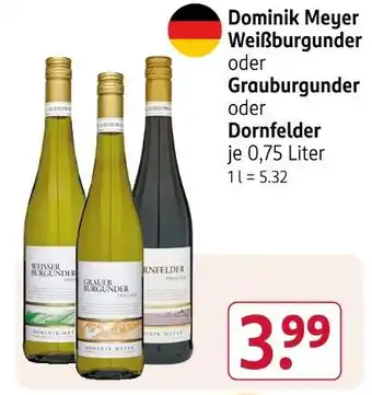 Rossmann Dominik meyer weißburgunder Angebot