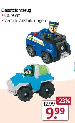 Rossmann Einsatzfahrzeug Angebot