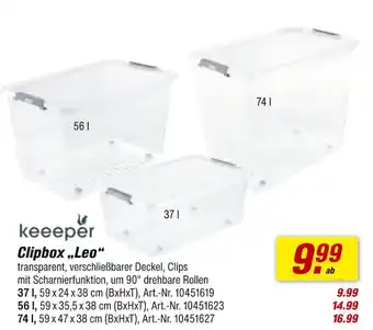 toom Baumarkt Keeper clipbox „leo“ Angebot
