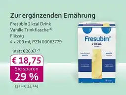Mea Fresubin 2 kcal drink vanille trinkflasche Angebot
