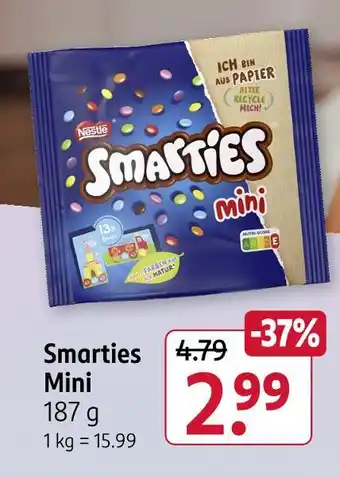 Rossmann Nestle smarties mini Angebot