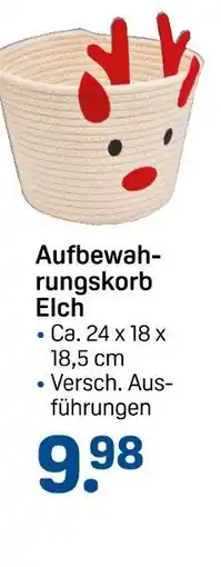 Rossmann Aufbewahrungskorb elch Angebot