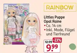 Rossmann Rainbow high littles puppe opal raine Angebot