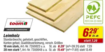 toom Baumarkt Toom leimholz Angebot