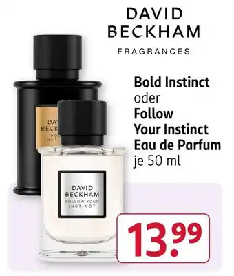 Rossmann David beckham bold instinct Angebot