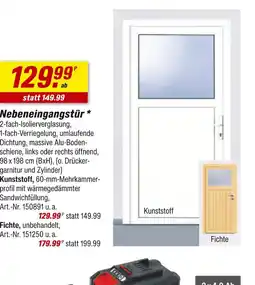 toom Baumarkt Nebeneingangstür Angebot