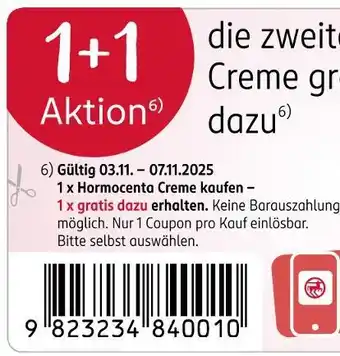 Rossmann Hormocenta creme Angebot