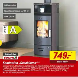 toom Baumarkt Toom kaminofen casablanca Angebot