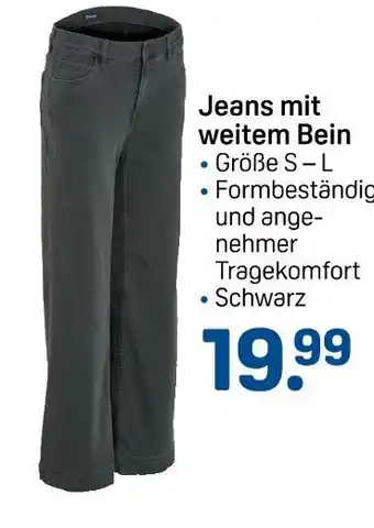 Rossmann Jeans mit weitem bein Angebot