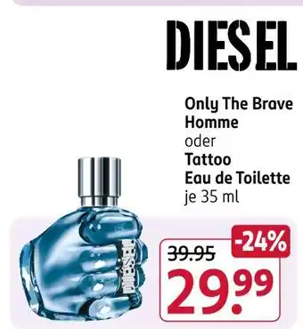 Rossmann Diesel only the brave homme Angebot