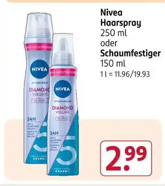 Nivea haarspray diamond volume