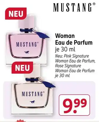 Rossmann Mustang pink signature woman eau de parfum Angebot