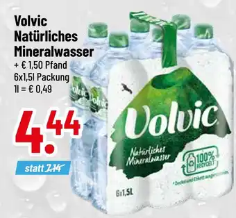 Volvic natürliches mineralwasser