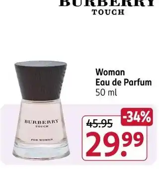 Rossmann Burberry touch woman eau de parfum Angebot