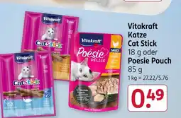Rossmann Vitakraft cat stick Angebot