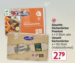 Rossmann Alouette premium küchentücher Angebot