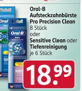 Rossmann Oral-b pro precision clean Angebot
