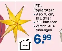Rossmann Led-papierstern Angebot