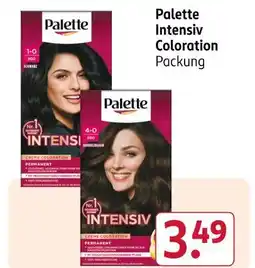 Rossmann Palette intensiv coloration schwarz Angebot
