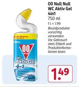 Rossmann 00 null null wc aktiv gel 4in1 Angebot