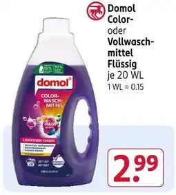 Rossmann Domol color-waschmittel Angebot