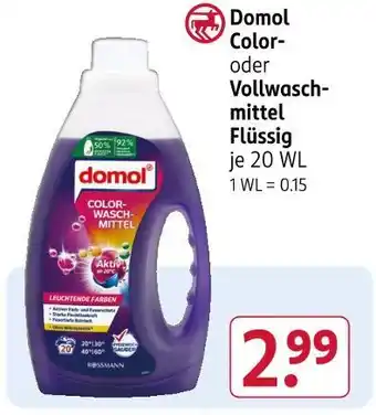 Rossmann Domol color-waschmittel Angebot