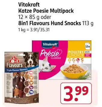 Rossmann Vitakraft katze poesie multipack Angebot