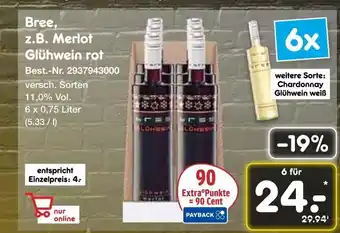 Netto Marken-Discount Bree merlot glühwein rot Angebot